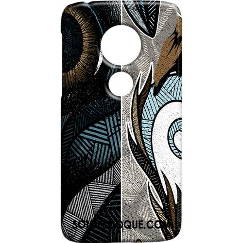 Coque Moto G7 Play Difficile Protection Téléphone Portable Délavé En Daim Rue France