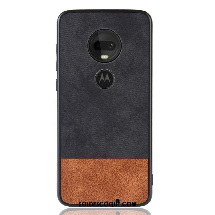 Coque Moto G7 Plus Incassable Protection Téléphone Portable Couture Couleurs Étui En Ligne