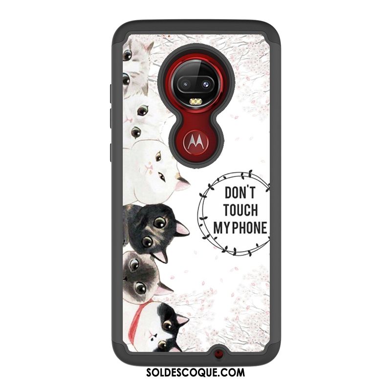 Coque Moto G7 Plus Modèle Fleurie Peinture Téléphone Portable Protection Étui Soldes