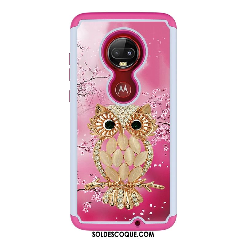 Coque Moto G7 Plus Modèle Fleurie Peinture Téléphone Portable Protection Étui Soldes