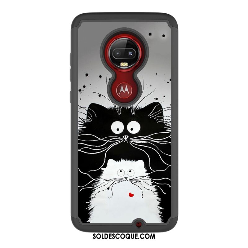 Coque Moto G7 Plus Modèle Fleurie Peinture Téléphone Portable Protection Étui Soldes