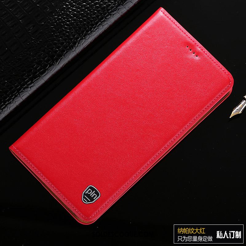 Coque Moto G7 Plus Modèle Fleurie Étui En Cuir Protection Rouge Cuir Véritable En Ligne