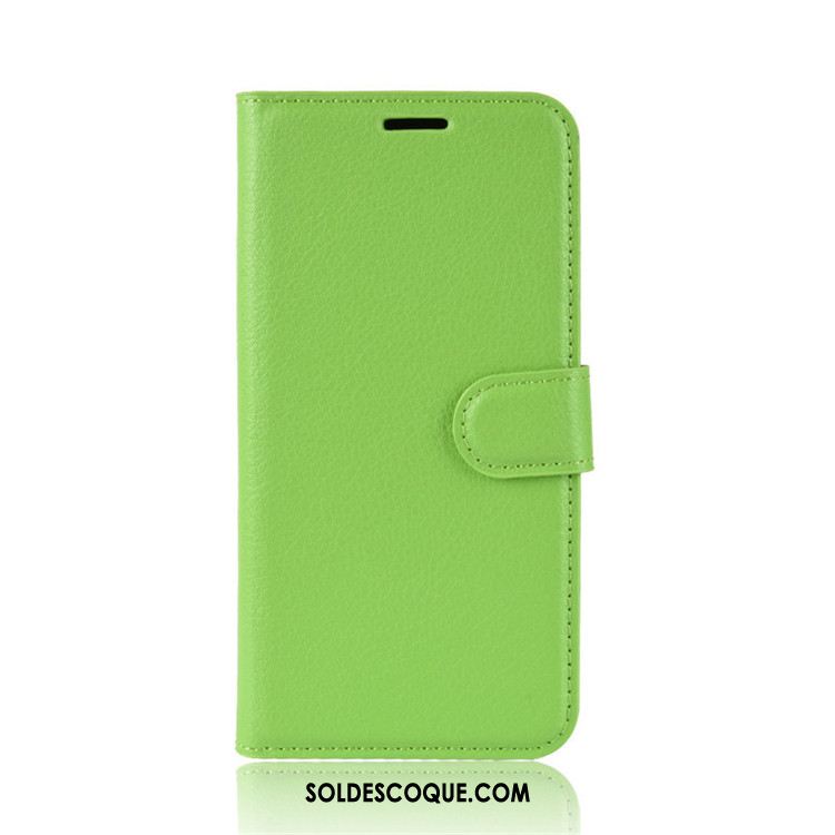 Coque Moto G7 Plus Portefeuille Téléphone Portable Étui Vert Tendance France