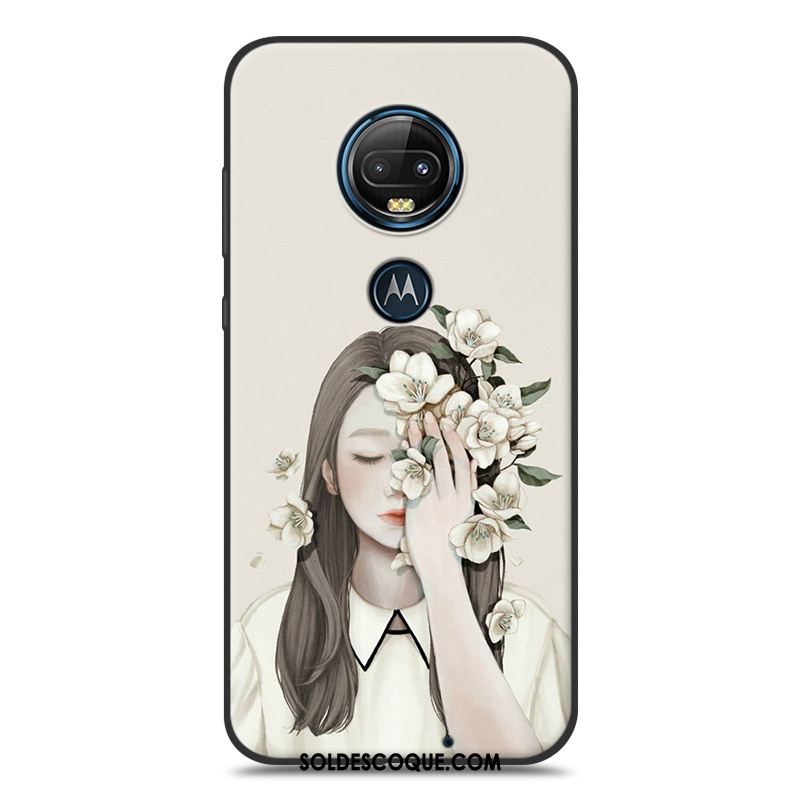 Coque Moto G7 Plus Silicone Ornements Suspendus Téléphone Portable Petit Art Pas Cher