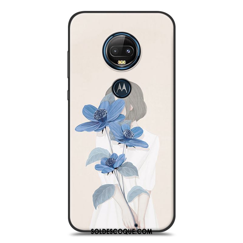 Coque Moto G7 Plus Silicone Ornements Suspendus Téléphone Portable Petit Art Pas Cher