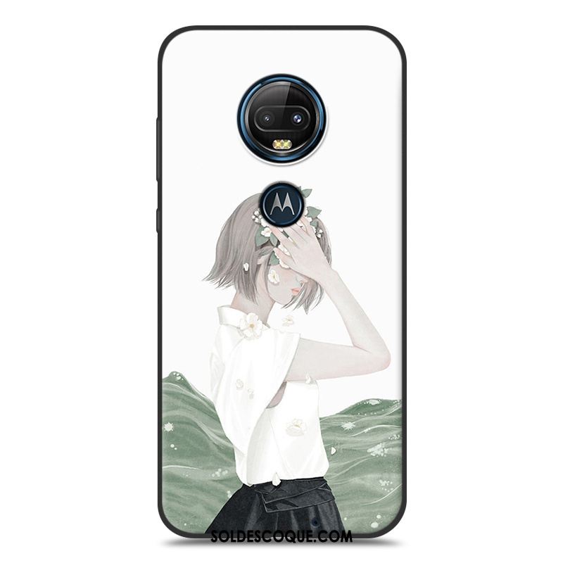 Coque Moto G7 Plus Silicone Ornements Suspendus Téléphone Portable Petit Art Pas Cher