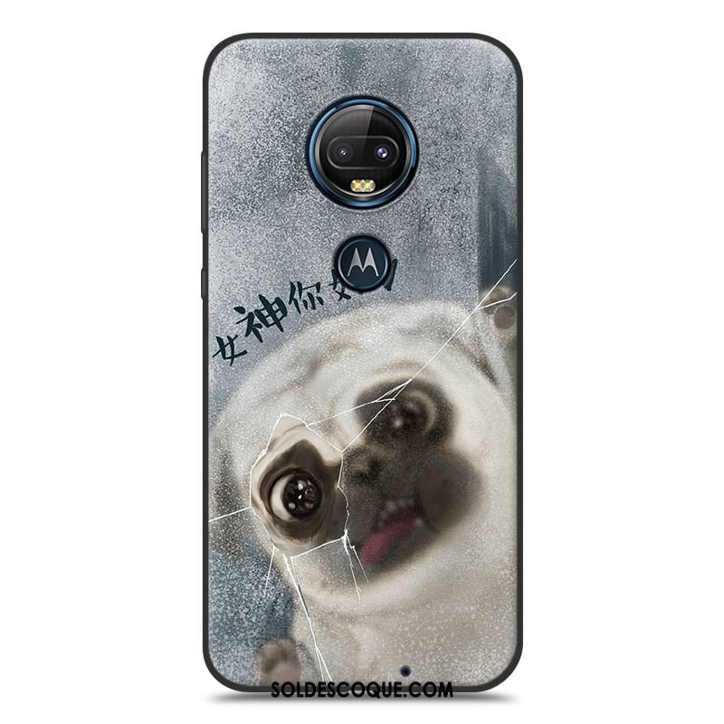 Coque Moto G7 Plus Tout Compris Gris Téléphone Portable Silicone Dessin Animé En Ligne