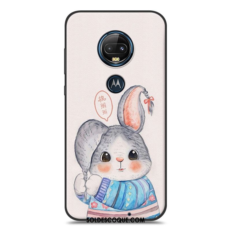 Coque Moto G7 Plus Tout Compris Gris Téléphone Portable Silicone Dessin Animé En Ligne