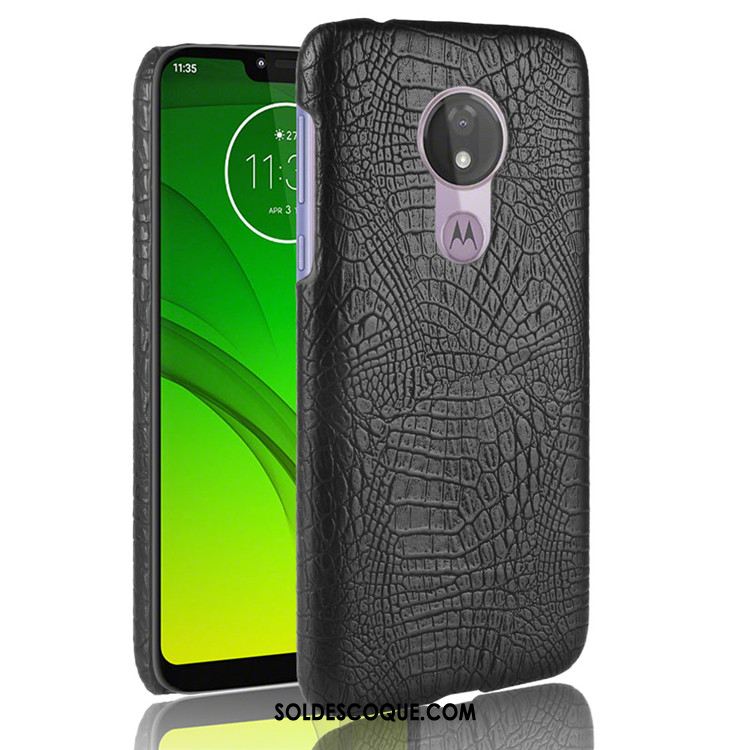 Coque Moto G7 Power Bleu Créatif Téléphone Portable Business Étui Pas Cher