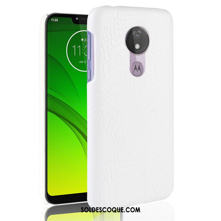 Coque Moto G7 Power Bleu Créatif Téléphone Portable Business Étui Pas Cher