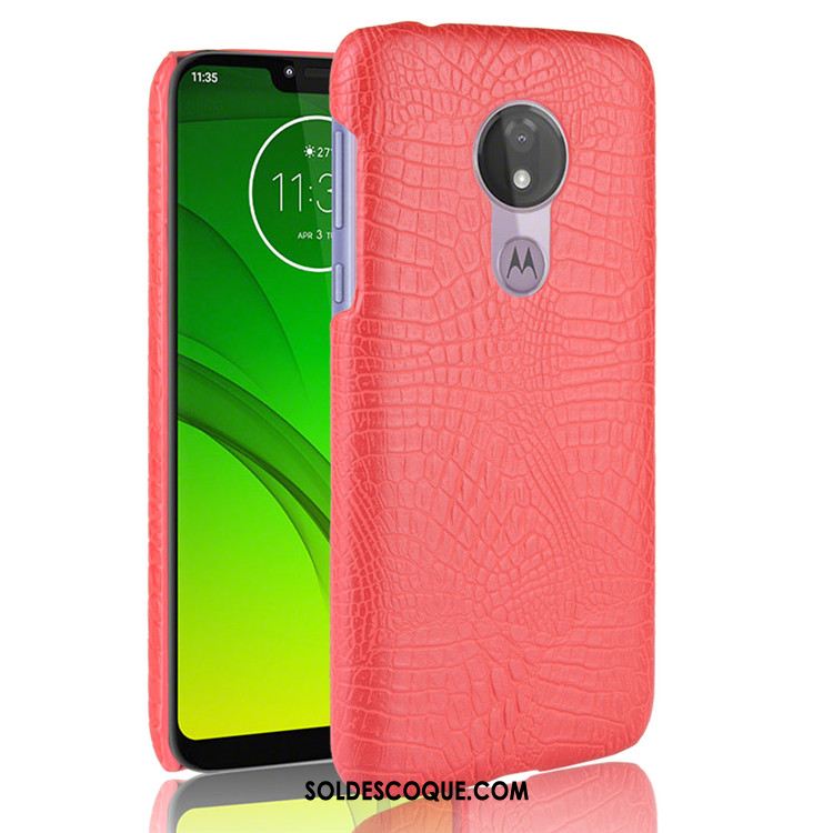 Coque Moto G7 Power Bleu Créatif Téléphone Portable Business Étui Pas Cher