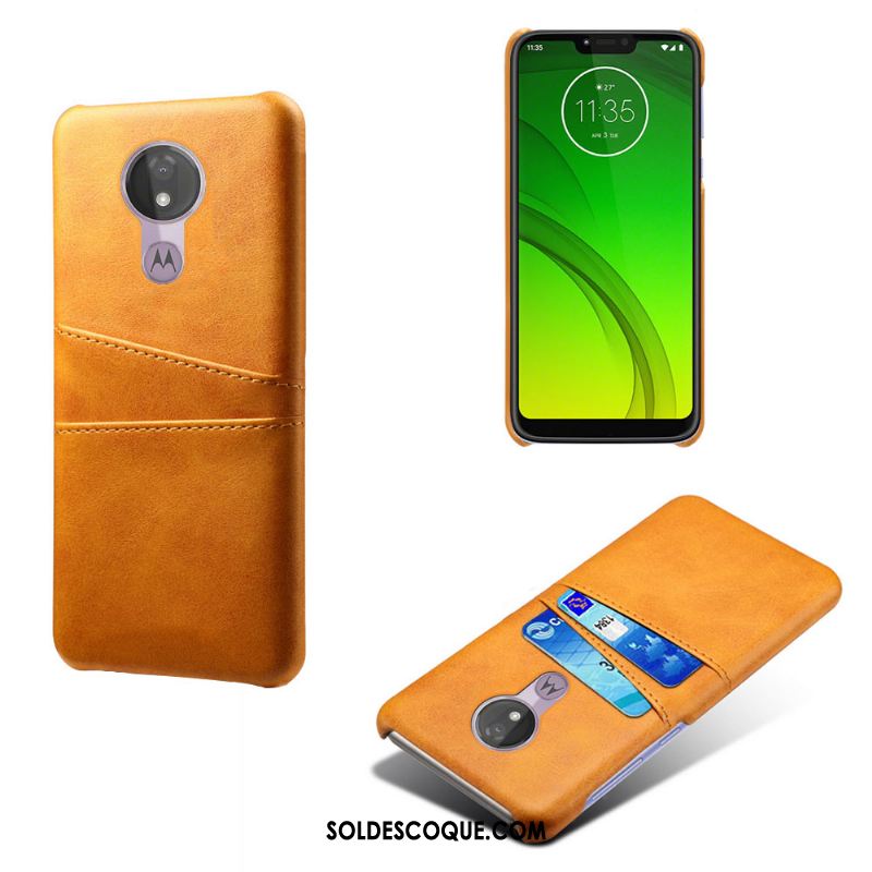 Coque Moto G7 Power Cuir Incassable Téléphone Portable Vert Étui En Cuir France