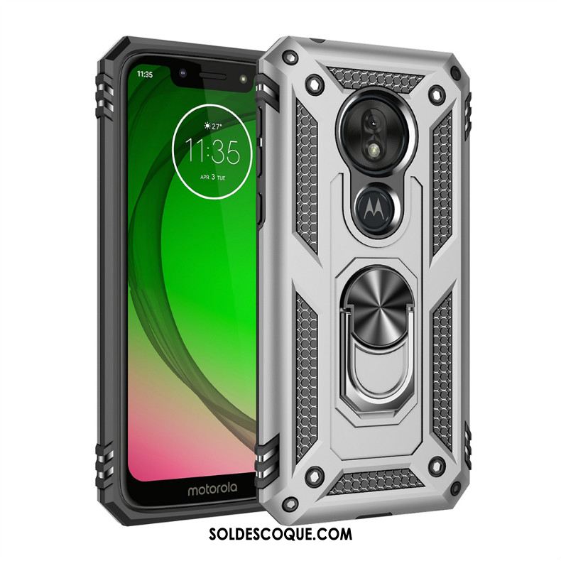 Coque Moto G7 Power Magnétisme Protection Rouge Tout Compris Trois Défenses Housse En Ligne