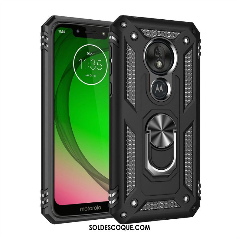 Coque Moto G7 Power Magnétisme Protection Rouge Tout Compris Trois Défenses Housse En Ligne