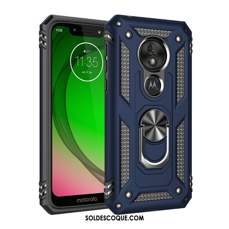 Coque Moto G7 Power Magnétisme Protection Rouge Tout Compris Trois Défenses Housse En Ligne