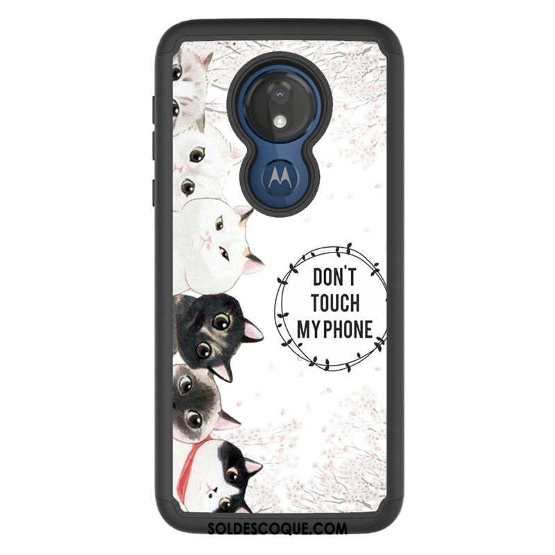 Coque Moto G7 Power Modèle Fleurie Protection Étui Peinture Dessin Animé En Ligne