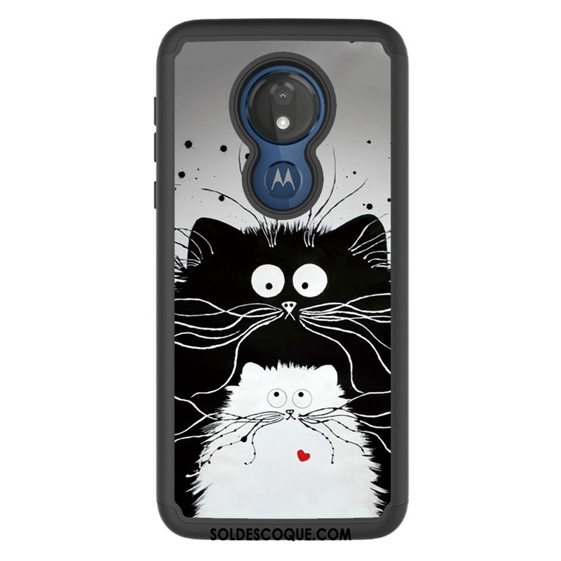 Coque Moto G7 Power Modèle Fleurie Protection Étui Peinture Dessin Animé En Ligne