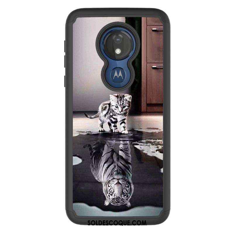 Coque Moto G7 Power Modèle Fleurie Protection Étui Peinture Dessin Animé En Ligne