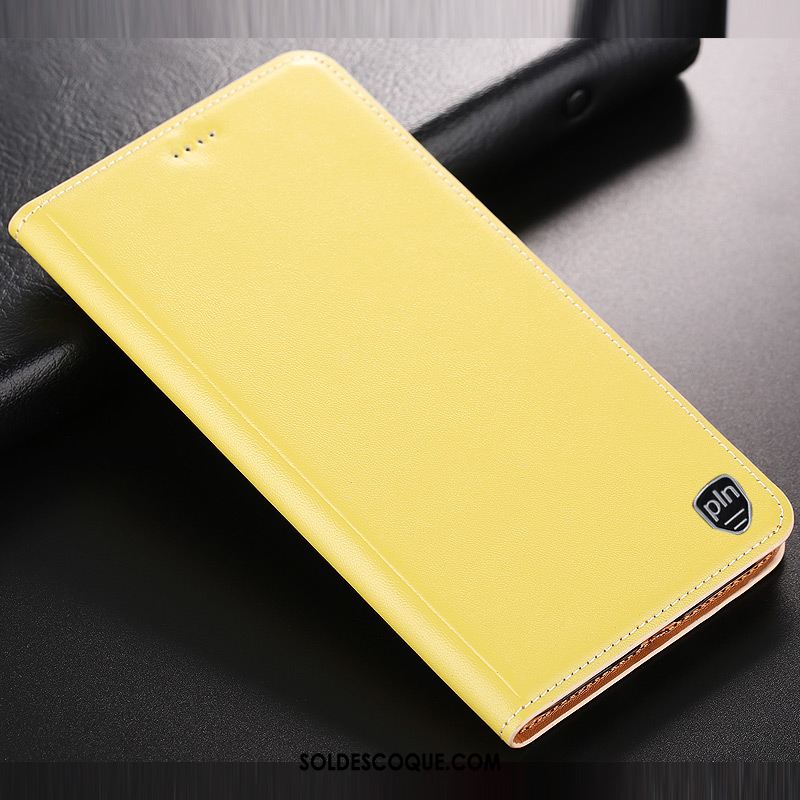 Coque Moto G7 Power Protection Jaune Étui En Cuir Modèle Fleurie Incassable En Vente