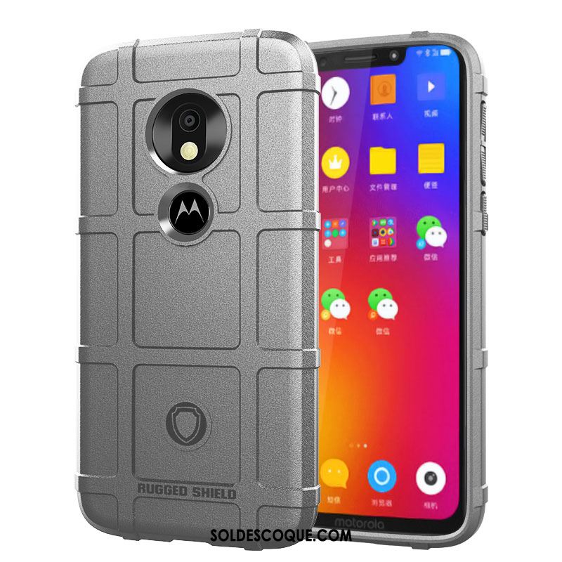 Coque Moto G7 Power Trois Défenses Marque De Tendance Modèle Fleurie Protection Nouveau Housse En Ligne