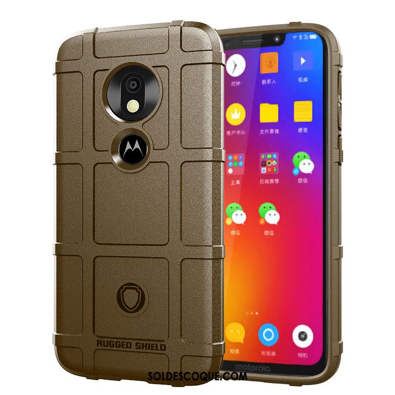 Coque Moto G7 Power Trois Défenses Marque De Tendance Modèle Fleurie Protection Nouveau Housse En Ligne