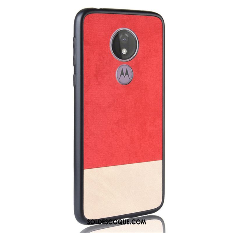 Coque Moto G7 Power Étui Tout Compris Denim Téléphone Portable Protection France