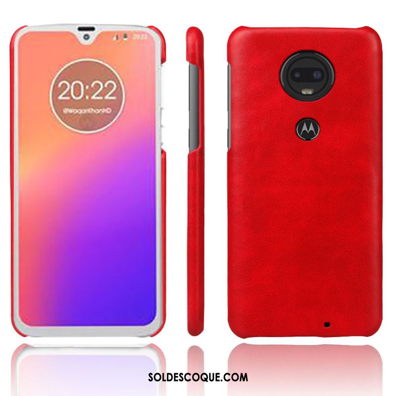 Coque Moto G7 Protection Business Incassable Qualité Rouge En Ligne