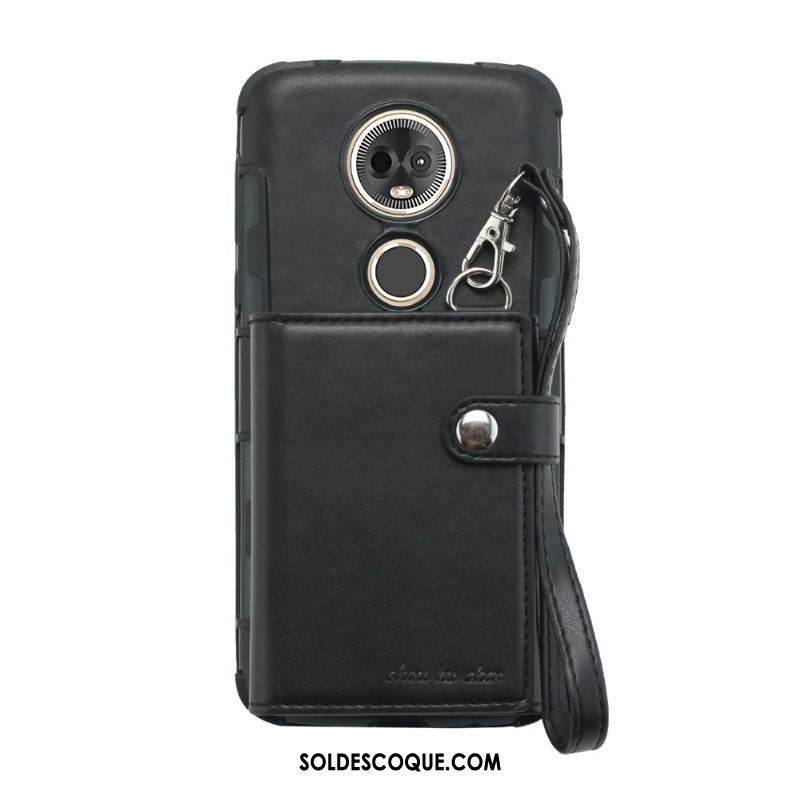 Coque Moto G7 Rouge Téléphone Portable Cuir Couleur Unie Pas Cher
