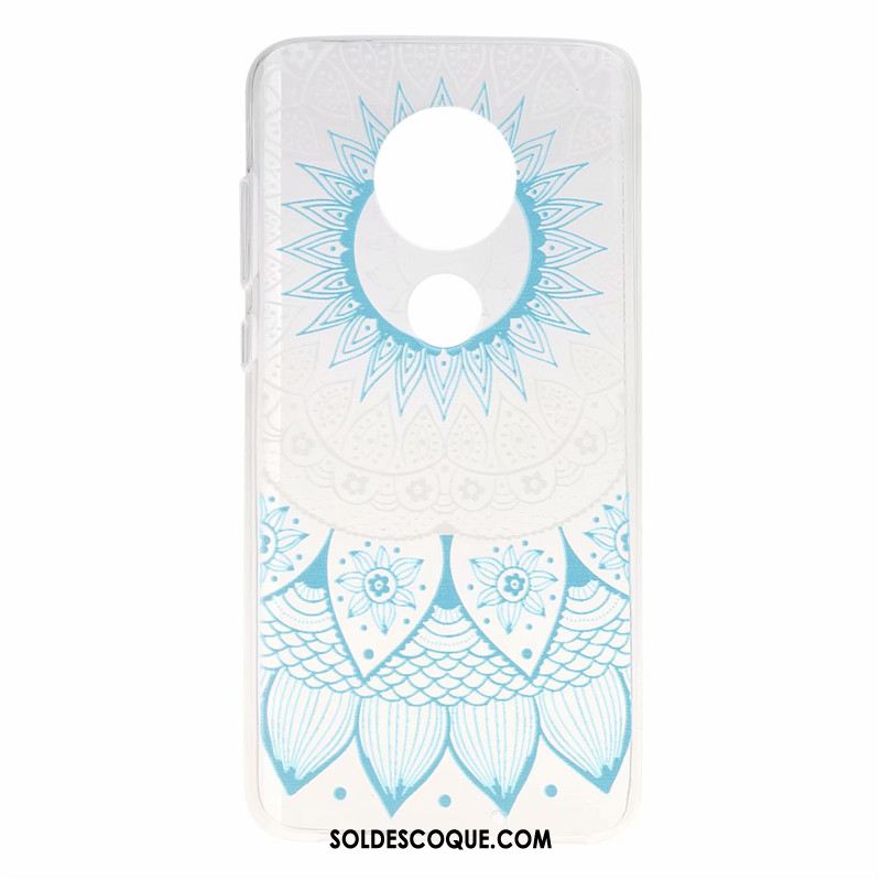 Coque Moto G7 Téléphone Portable Fluide Doux Dessin Animé Papillon Incassable Soldes