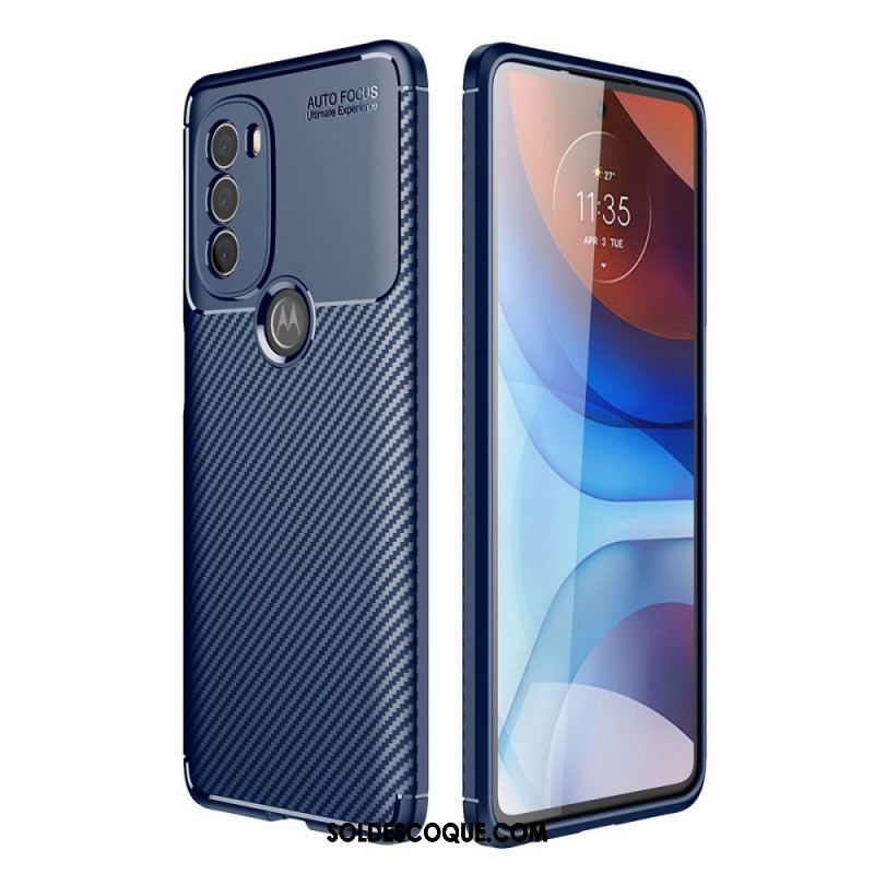 Coque Moto G71 5G Flexible Fibre Carbone