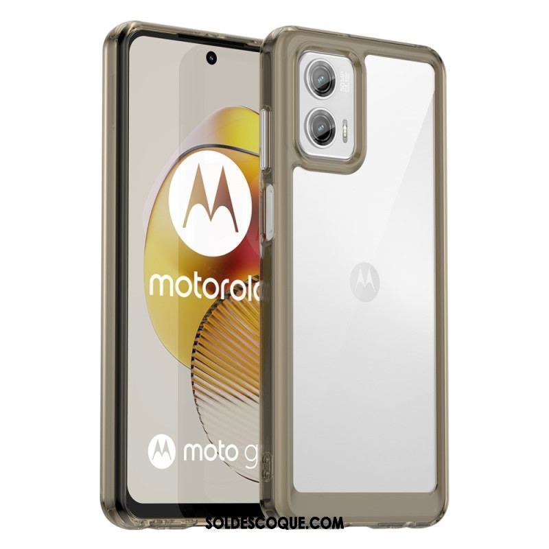 Coque Moto G73 5G Hybride Transparente