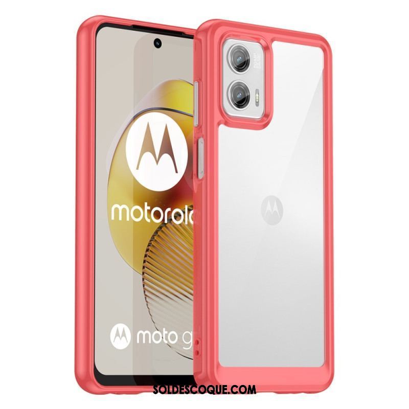 Coque Moto G73 5G Hybride Transparente