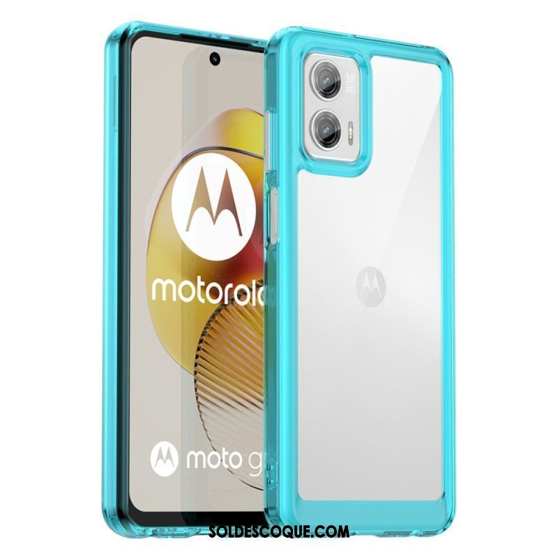 Coque Moto G73 5G Hybride Transparente