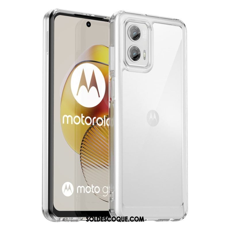 Coque Moto G73 5G Hybride Transparente