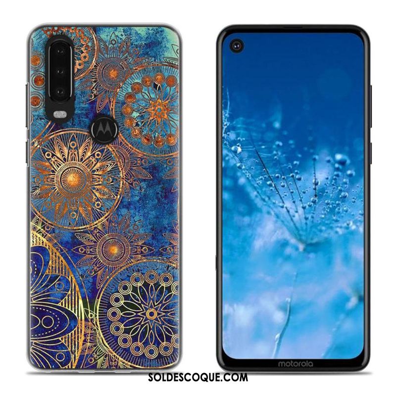 Coque Moto G8 Blanc Dessin Animé Téléphone Portable Étui Peinture Soldes