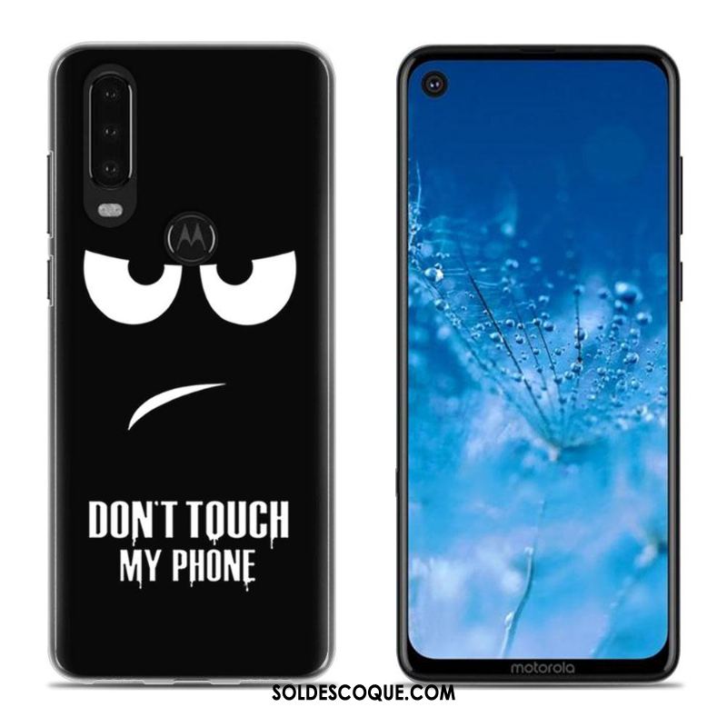 Coque Moto G8 Blanc Dessin Animé Téléphone Portable Étui Peinture Soldes