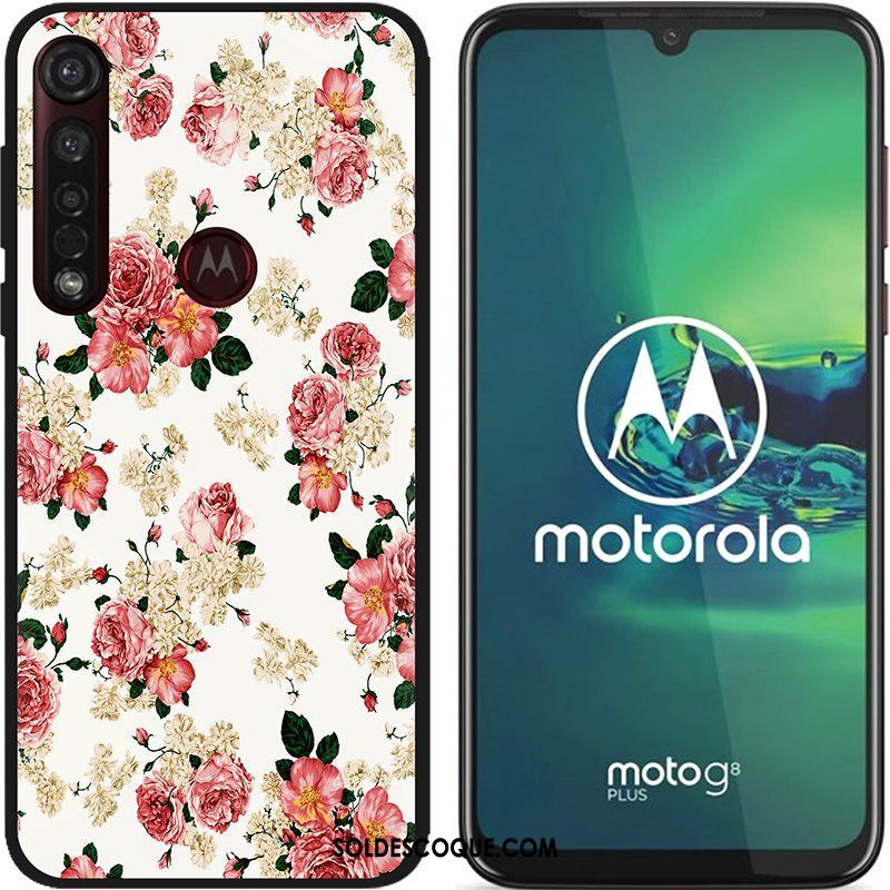 Coque Moto G8 Plus Délavé En Daim Chaud Pu Étui Dessin Animé Soldes