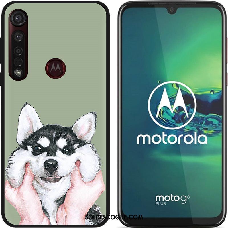 Coque Moto G8 Plus Délavé En Daim Chaud Pu Étui Dessin Animé Soldes