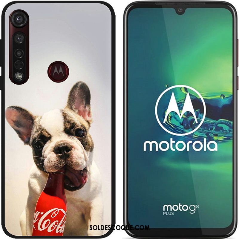 Coque Moto G8 Plus Délavé En Daim Chaud Pu Étui Dessin Animé Soldes