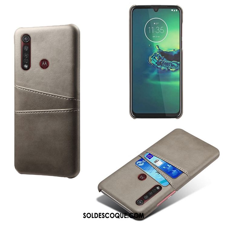 Coque Moto G8 Plus Incassable Modèle Fleurie Petit Sac Carte En Ligne