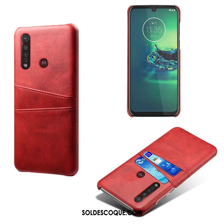 Coque Moto G8 Plus Incassable Modèle Fleurie Petit Sac Carte En Ligne