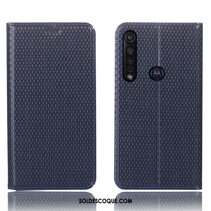 Coque Moto G8 Plus Incassable Étui Téléphone Portable Étui En Cuir Tout Compris Pas Cher