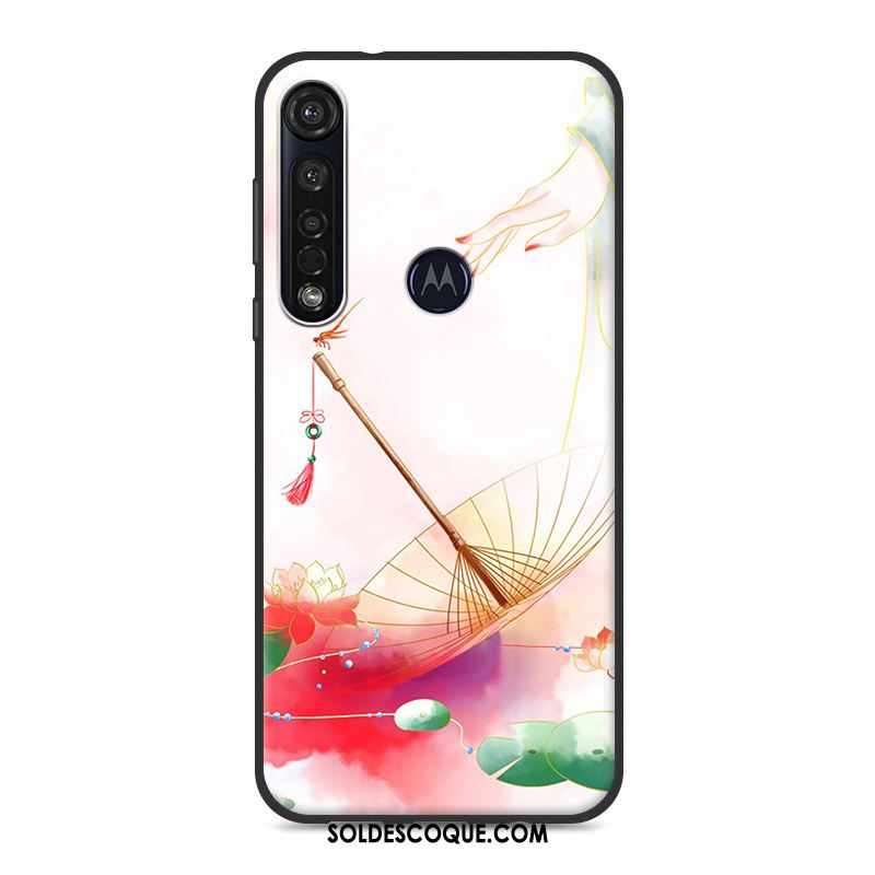 Coque Moto G8 Plus Ornements Suspendus Étui Vent Protection Téléphone Portable En Vente