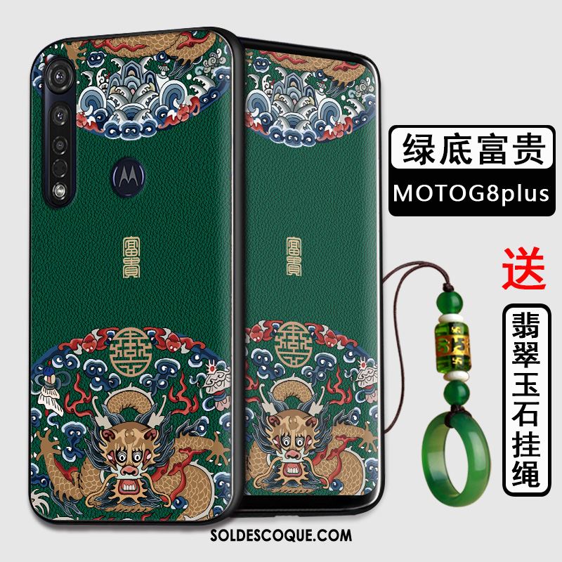 Coque Moto G8 Plus Silicone Étui Style Chinois Tout Compris Téléphone Portable Pas Cher