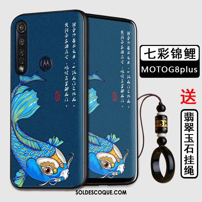 Coque Moto G8 Plus Silicone Étui Style Chinois Tout Compris Téléphone Portable Pas Cher