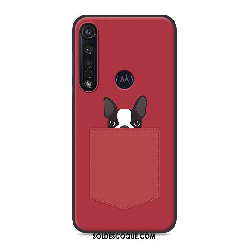 Coque Moto G8 Plus Tendance Délavé En Daim Téléphone Portable Fluide Doux Tout Compris Soldes