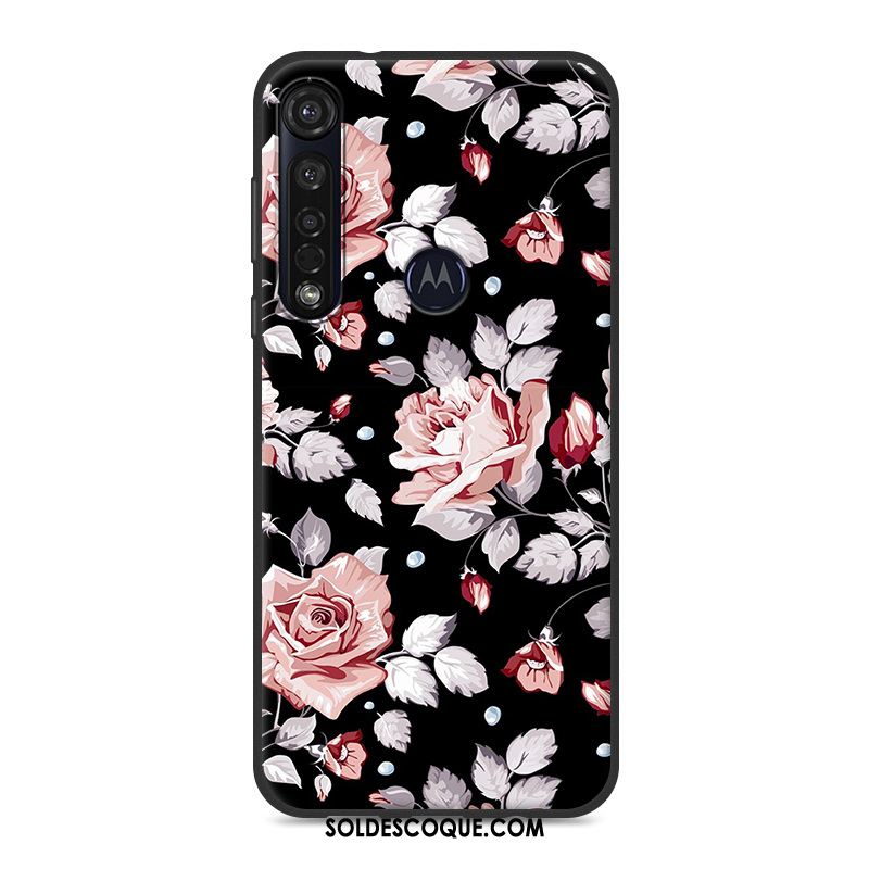 Coque Moto G8 Plus Tendance Délavé En Daim Téléphone Portable Fluide Doux Tout Compris Soldes