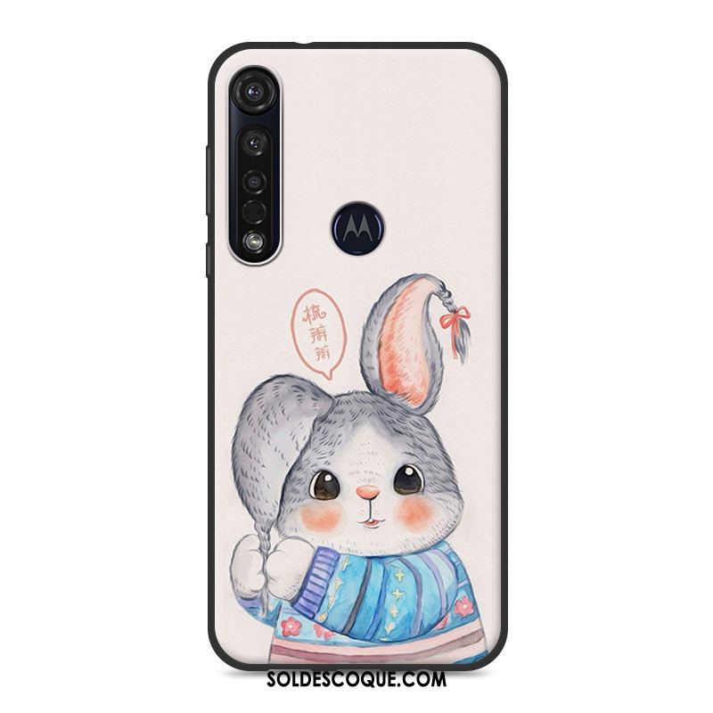 Coque Moto G8 Plus Tendance Délavé En Daim Téléphone Portable Fluide Doux Tout Compris Soldes