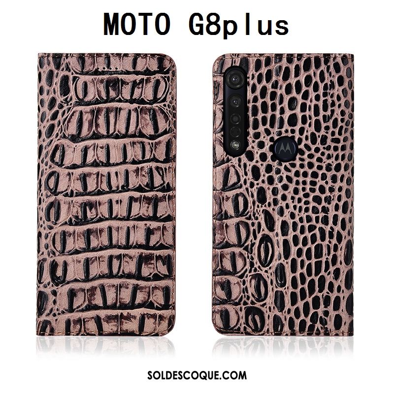 Coque Moto G8 Plus Étui En Cuir Fluide Doux Silicone Tout Compris Protection Pas Cher