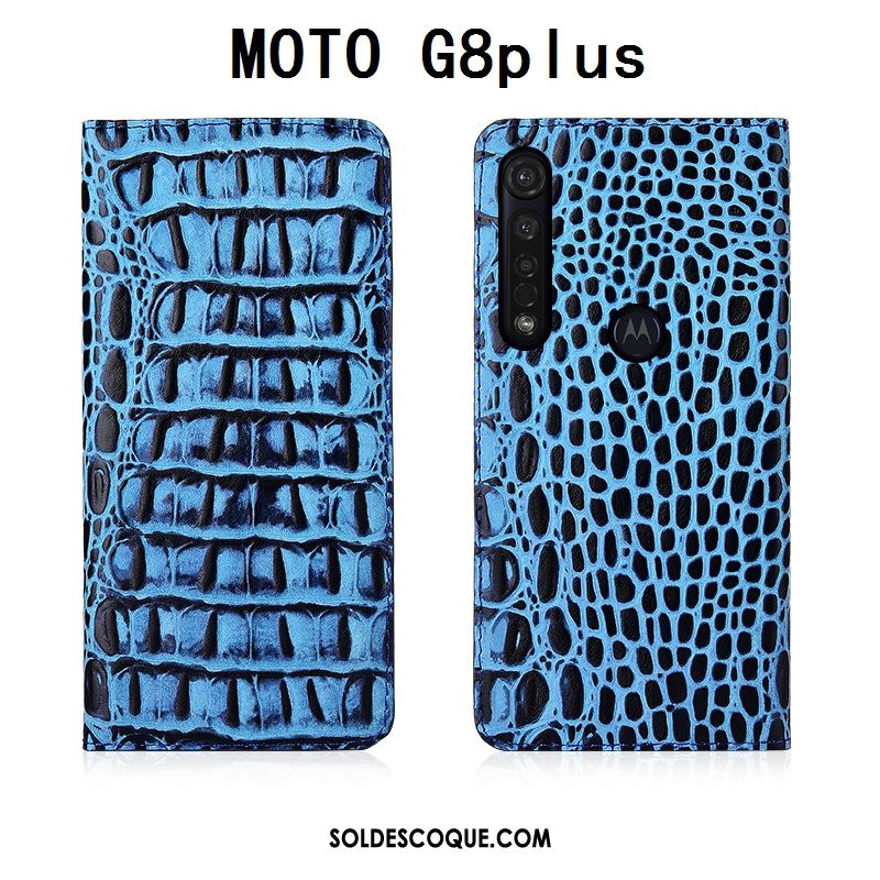 Coque Moto G8 Plus Étui En Cuir Fluide Doux Silicone Tout Compris Protection Pas Cher